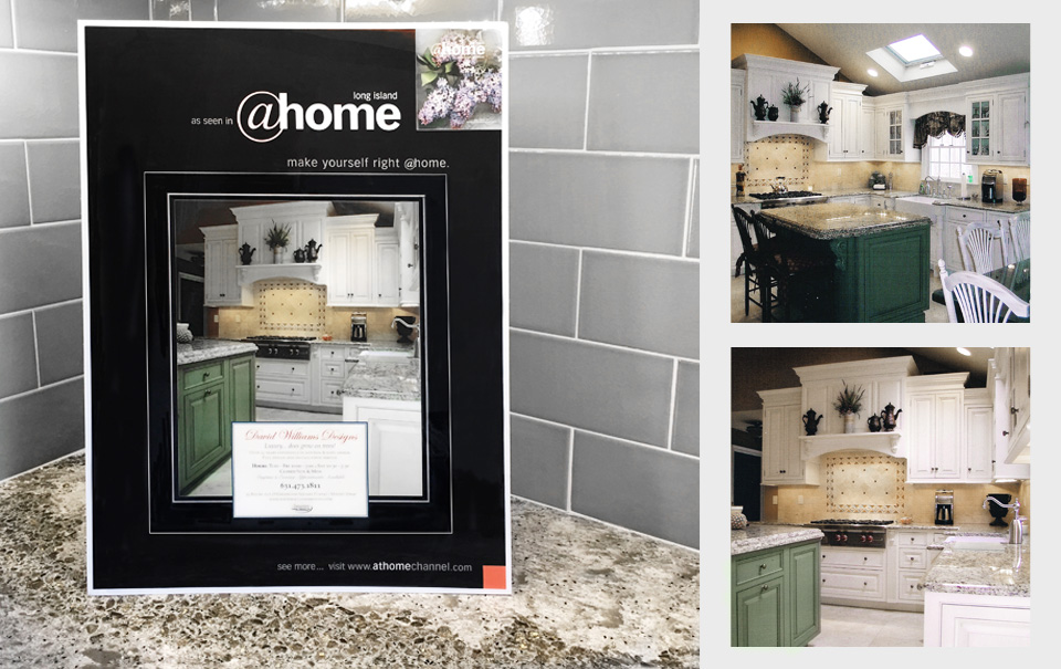 David Williams Design Custom Kitchen Cabinetry Design on @Home Long Island